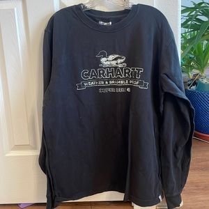 Men’s relaxed fit carhart long sleeve tshirt